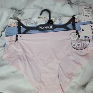 Hurley set of 3 panties